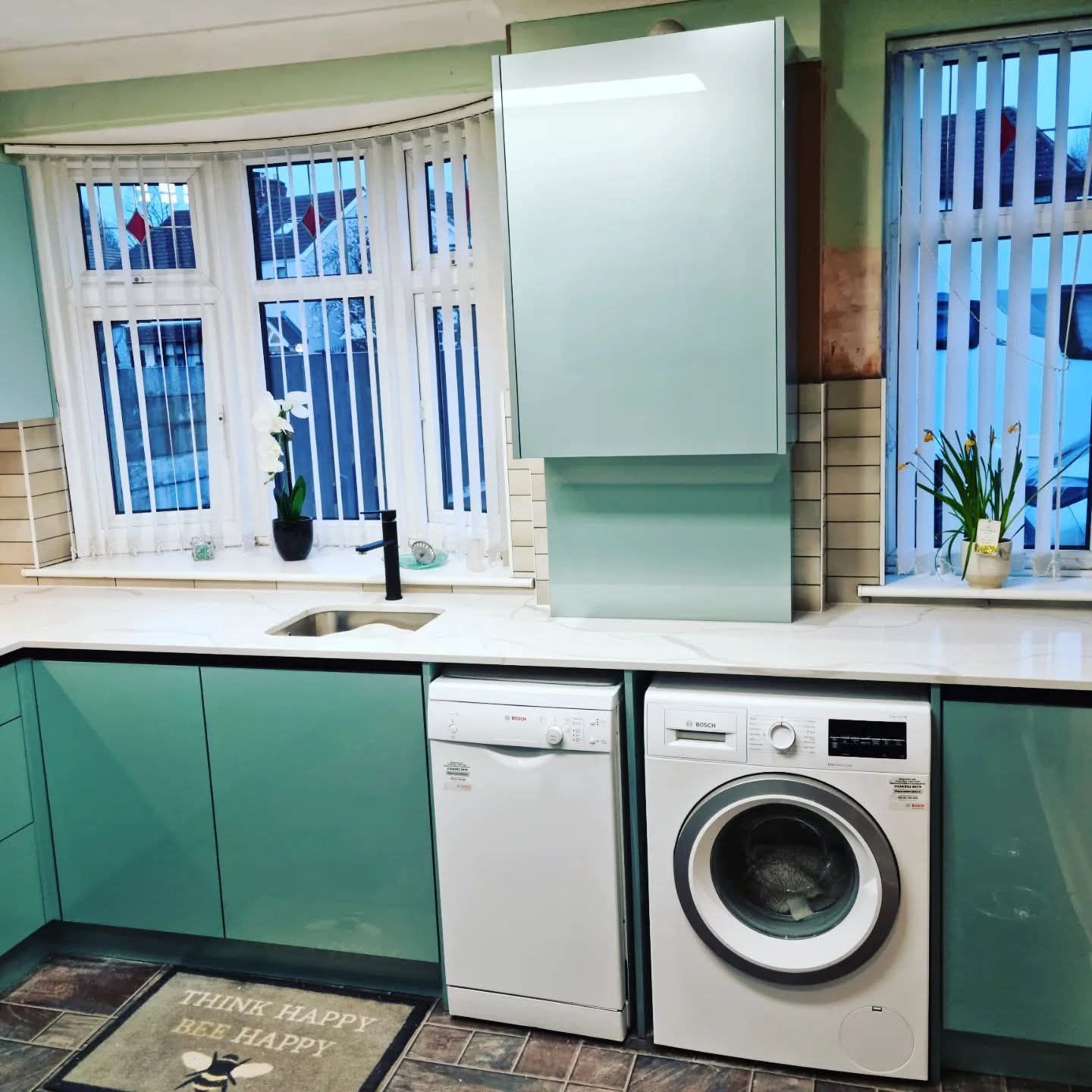 True handleless kitchen with granite, Binley Woods