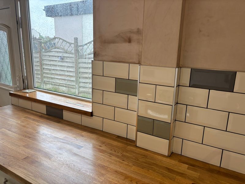 Solid oak worktops