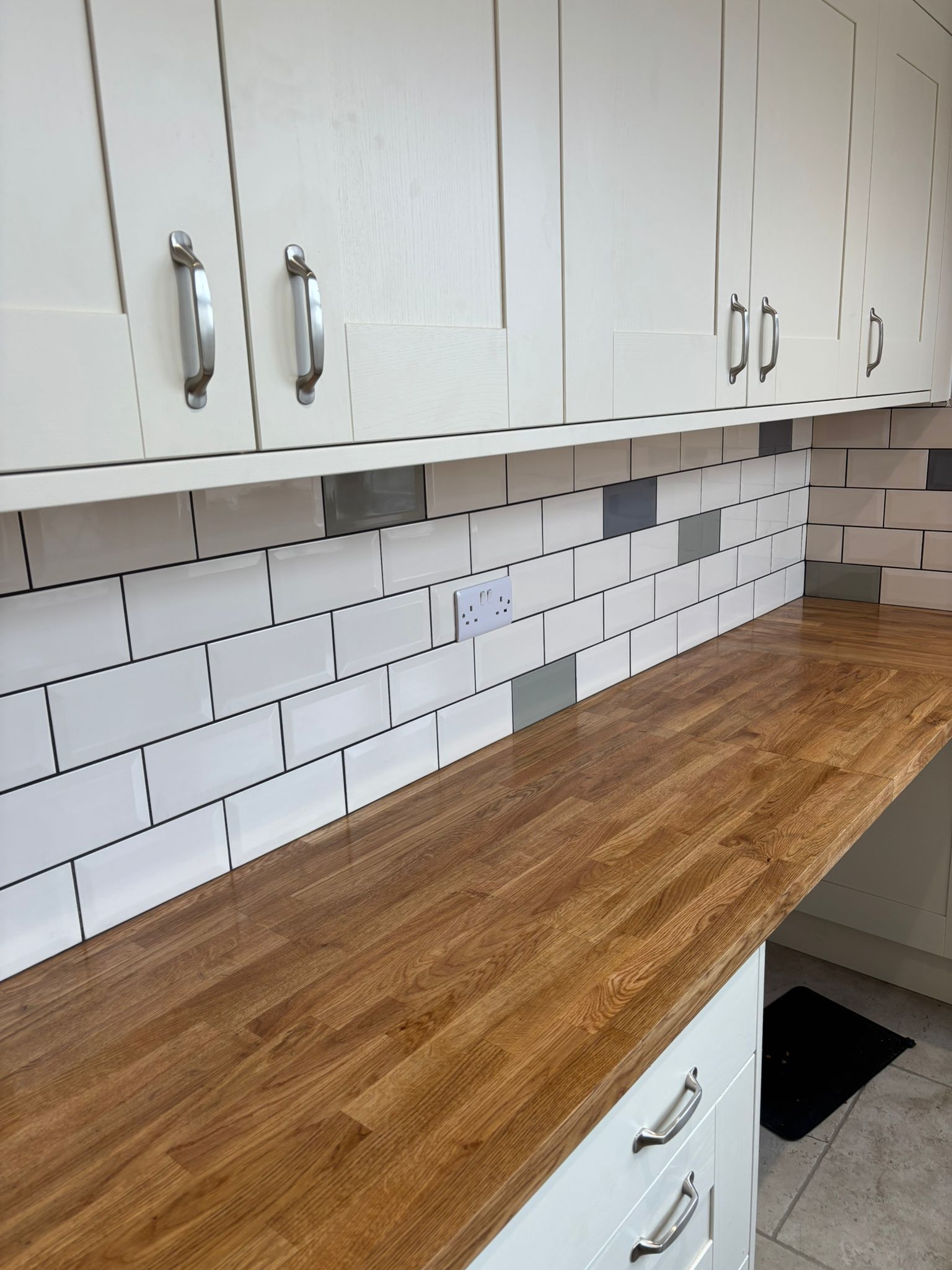 Solid oak worktops