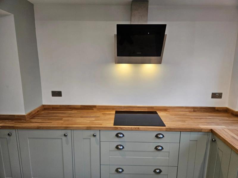 Large solid oak kitchen