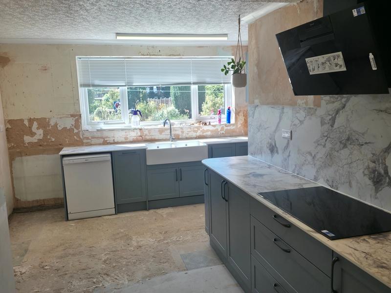 Kitchen with Zenith worktops, Coundon