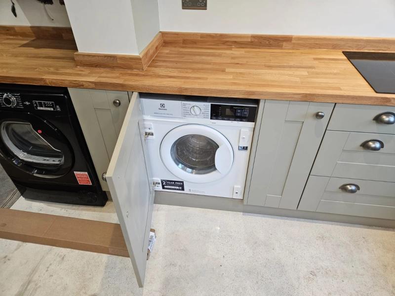 Large solid oak kitchen
