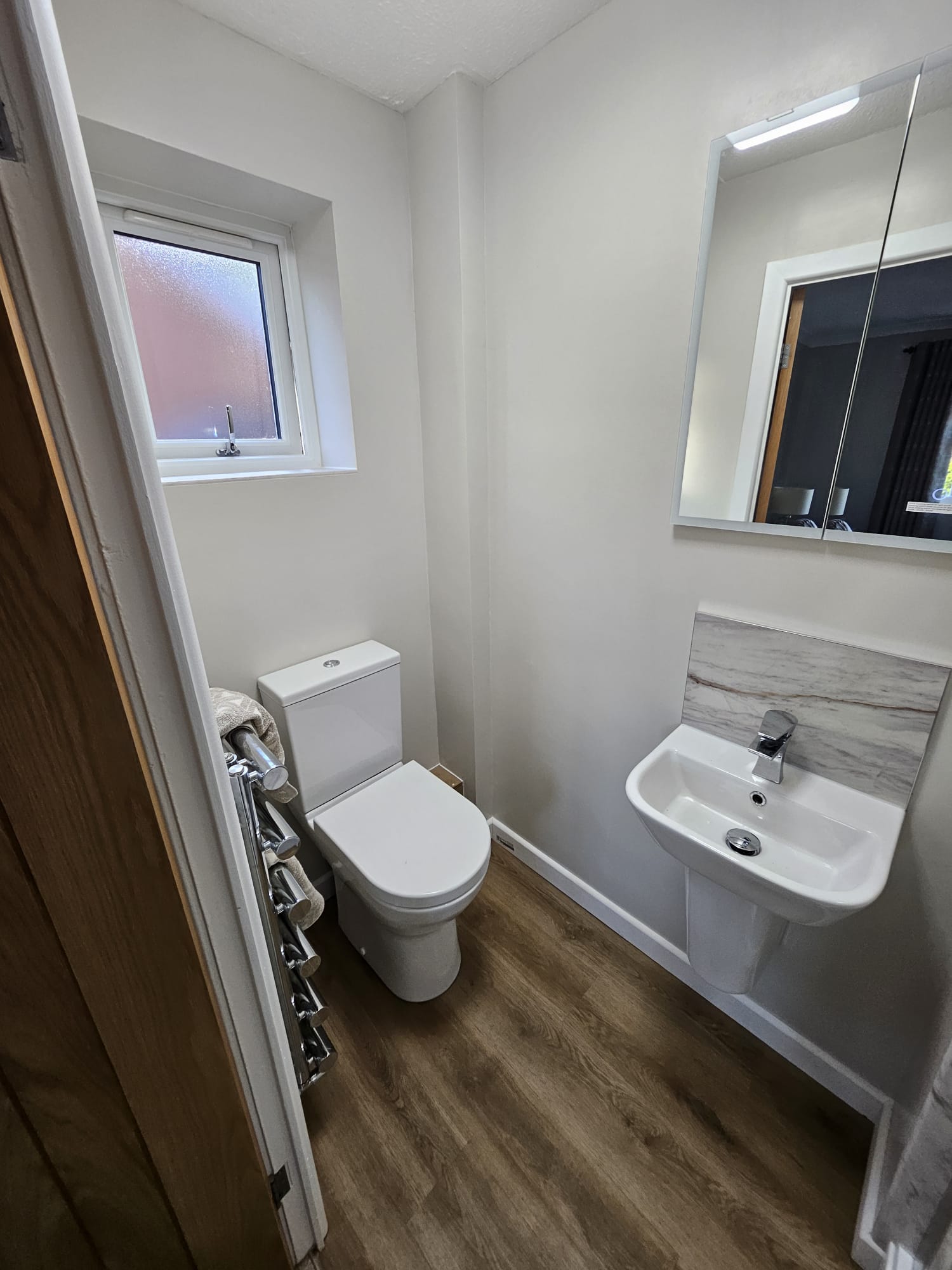 En suite bathroom
