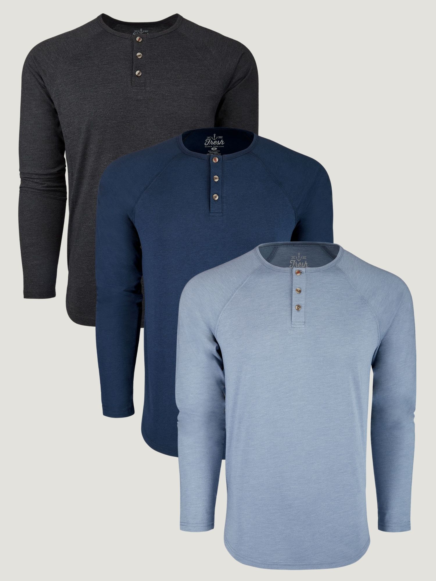 Slim Supersoft Long Sleeve Henley T-shirt