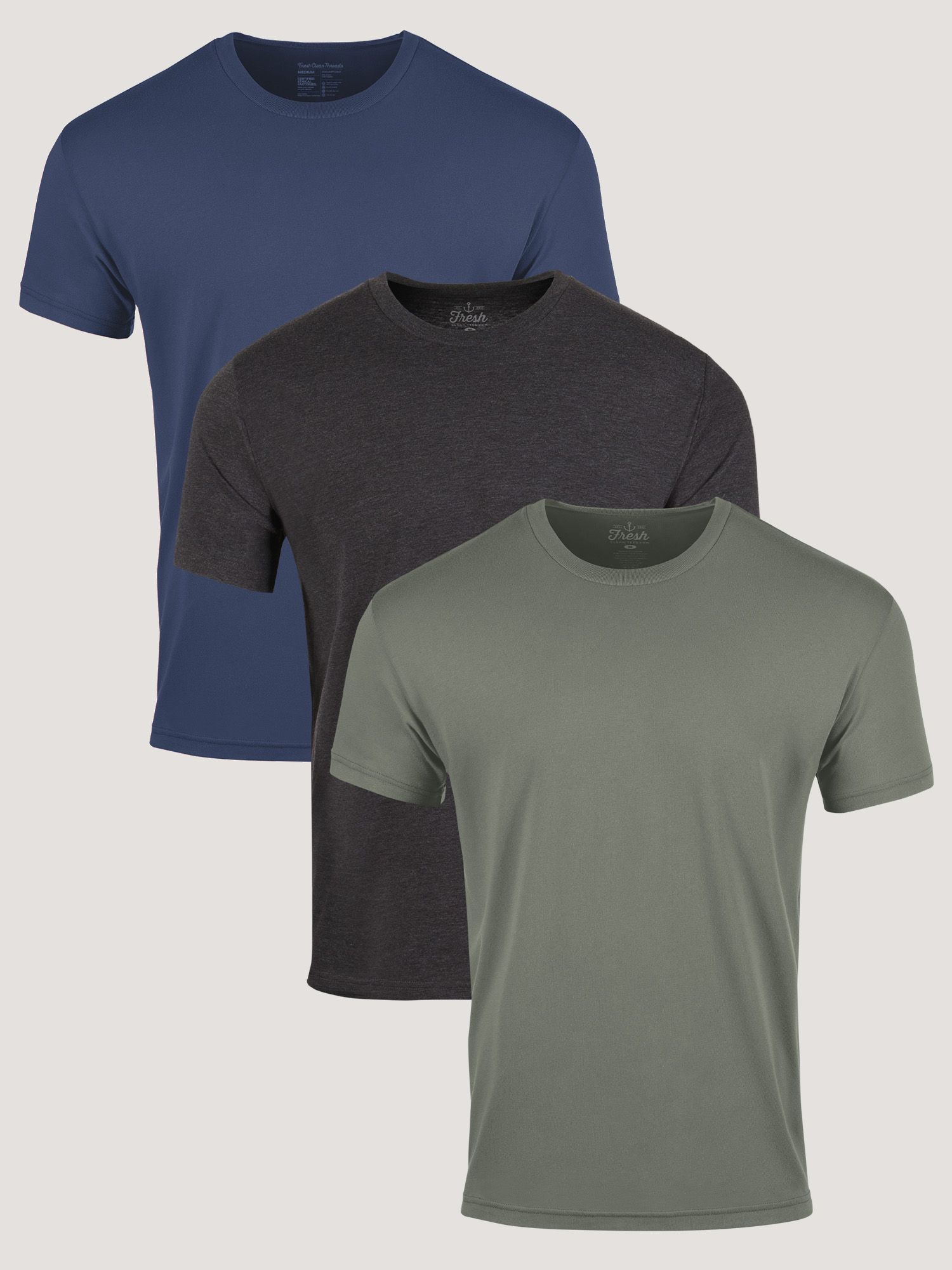 Bold 3-Pack of Men’s T-Shirts | Fresh Clean Threads