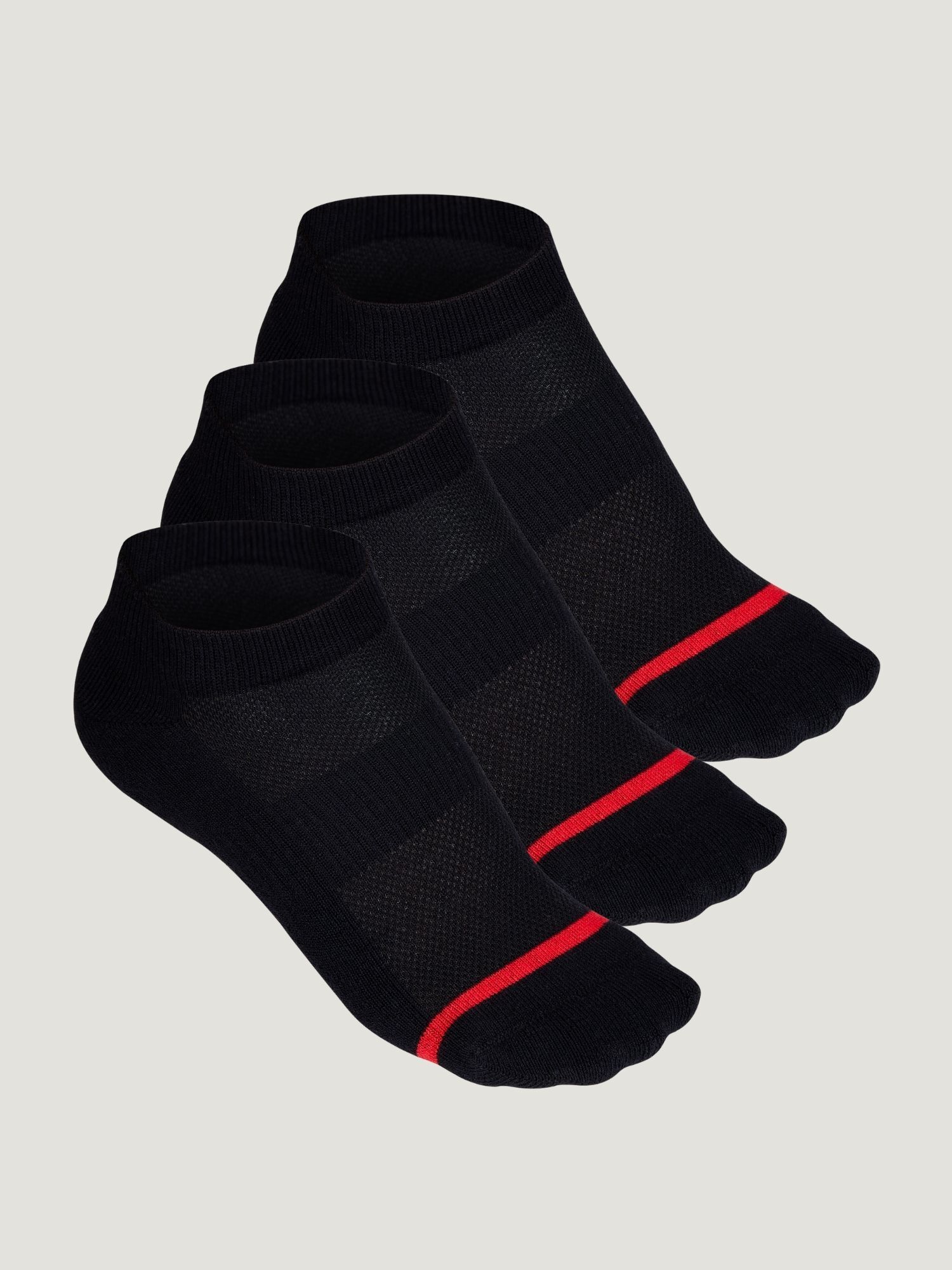 All Black Ankle Socks 3-Pack | Fresh Clean Tees