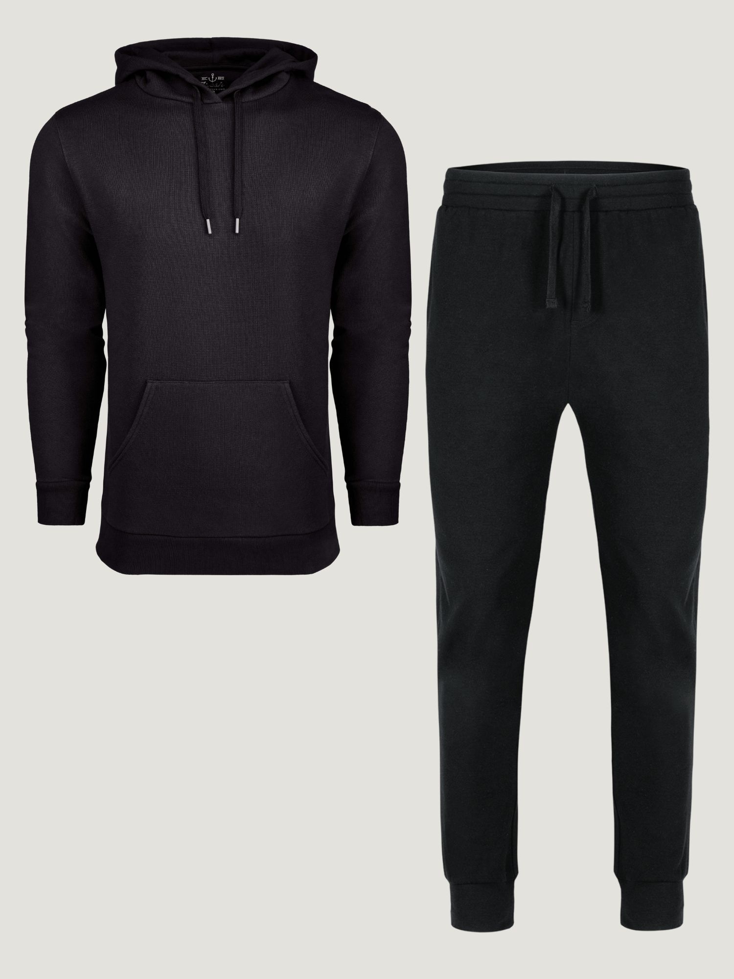 Black Warm Up 2-Pack | Joggers and Hoodie Pack | Fresh Clean Threads