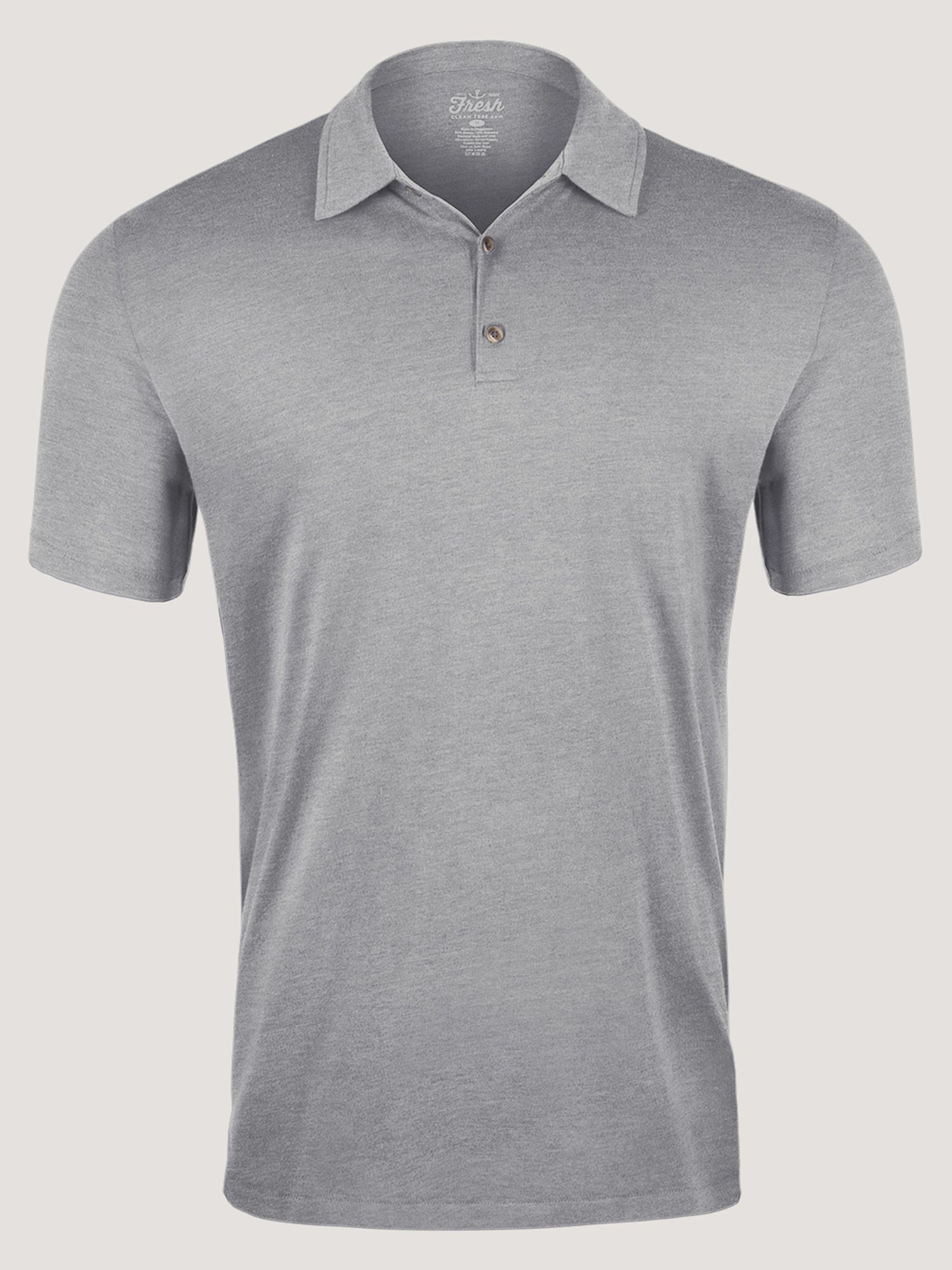 Men's Profile Heather Gray Los Angeles Dodgers Birdseye Polo