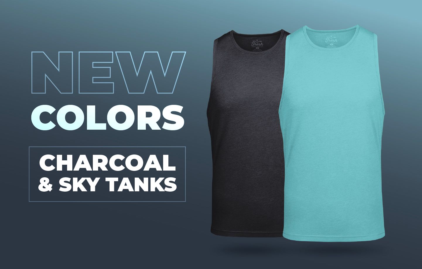 Men's Beach Tank Tops | Fresh Clean Threads