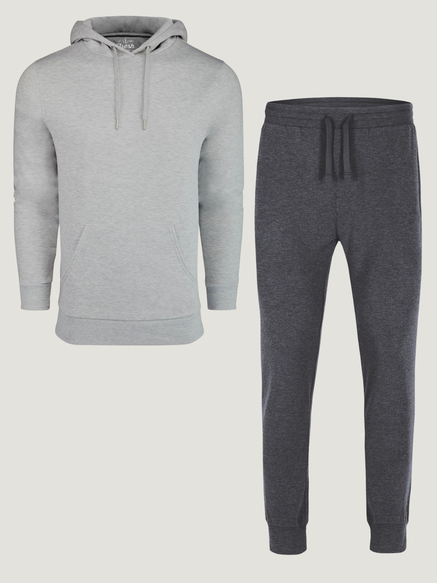 Mixed Grey Warm Up 2-Pack | Pullover Sweatshirt & Joggers | Fresh Clean ...