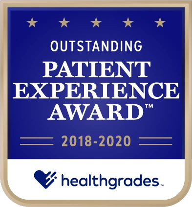 Outstanding Patient Experience Award by healthgrades