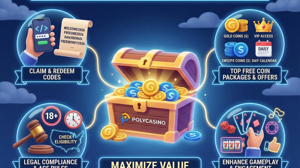 Social Casino Bonus Codes 2026: Best Free Coin Offers