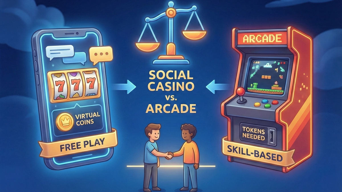 Social Casino Games vs. Traditional Arcade Games: A Comparison