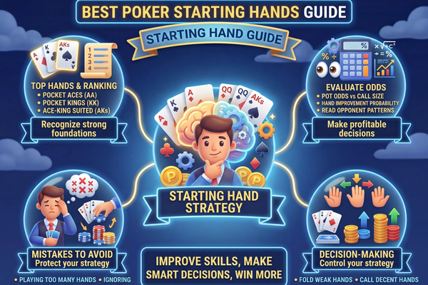 Best Starting Hands in Poker: Strategy for New Players