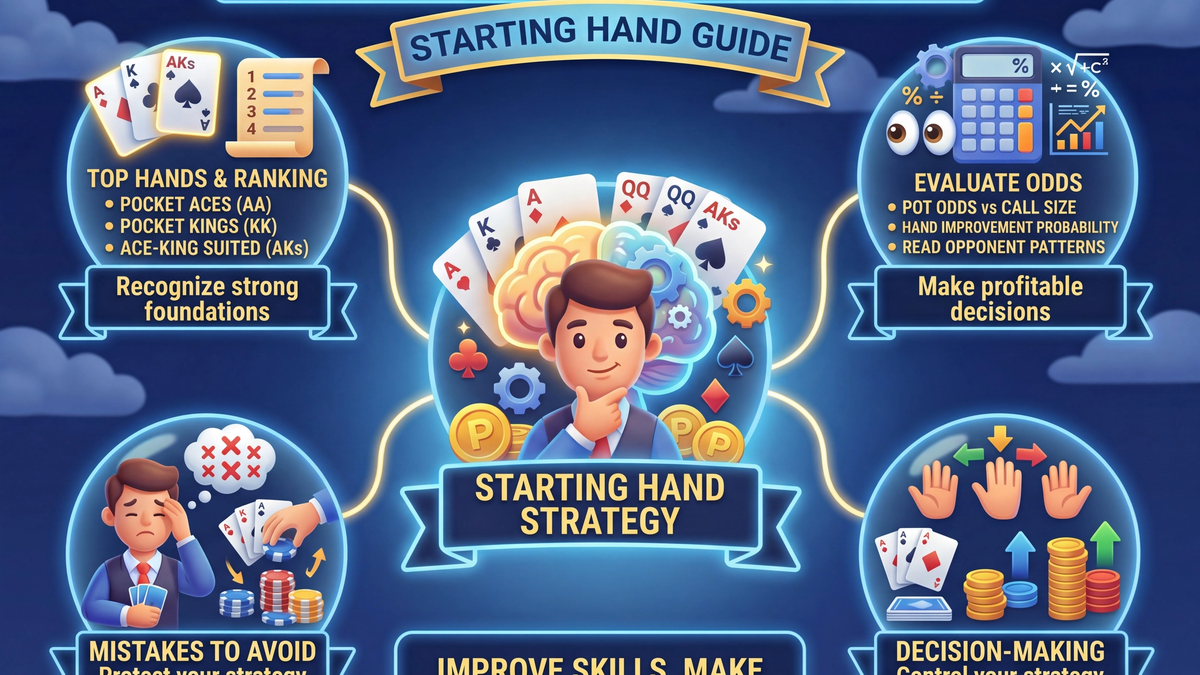 Best Starting Hands in Poker: Strategy for New Players
