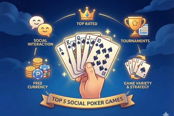The 5 Best Social Poker Games to Play for Free