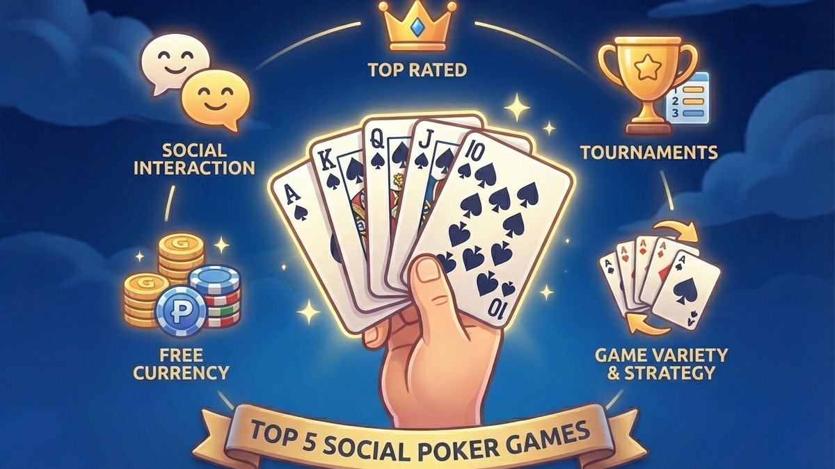 The 5 Best Social Poker Games to Play for Free