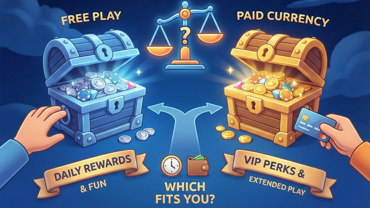 Free Play vs. Paid Virtual Currency in Social Casinos: What's Best?