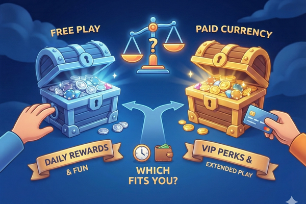Free Play vs. Paid Virtual Currency in Social Casinos: What's Best?
