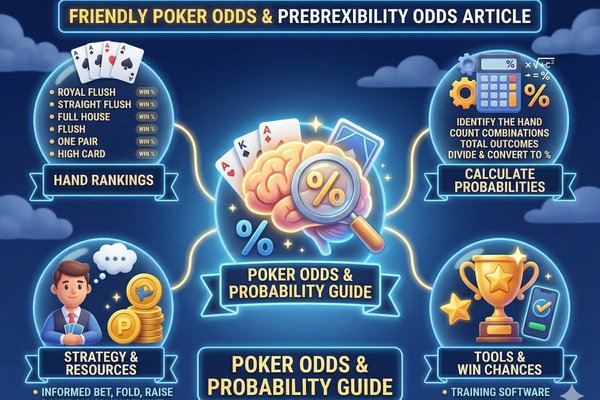 Poker Hand Odds: Probability Guide for Every Hand Ranking