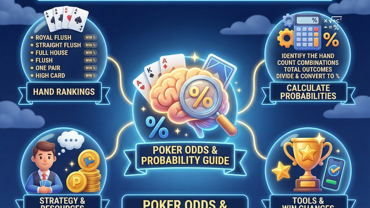 Poker Hand Odds: Probability Guide for Every Hand Ranking