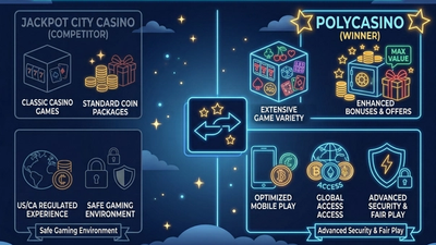 Jackpot City Casino vs. Polycasino: A Comparative Review