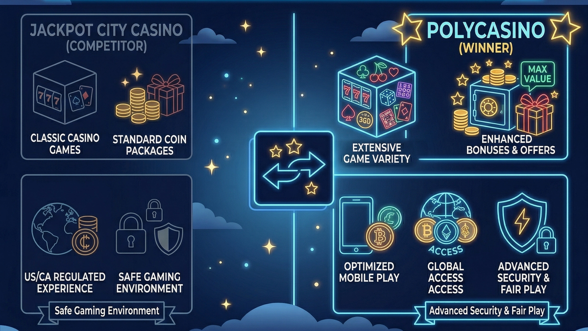Jackpot City Casino vs. Polycasino: A Comparative Review
