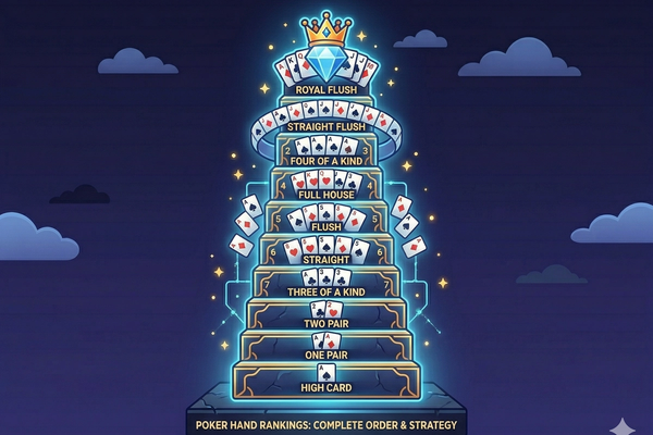 Poker Hand Rankings: Complete Order, Chart & Strategy Guide for Winning Poker Hands
