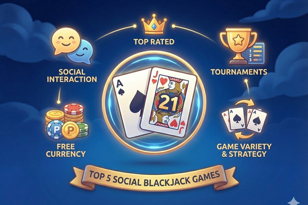 The 5 Best Social Blackjack Games to Play Online for Free
