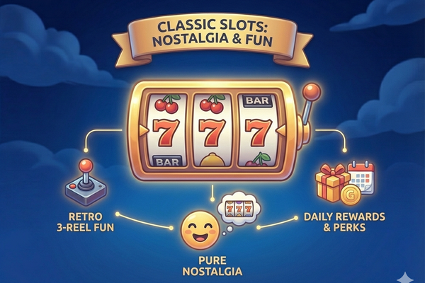 Playing Classic Slots in Social Casinos: Nostalgia & Fun