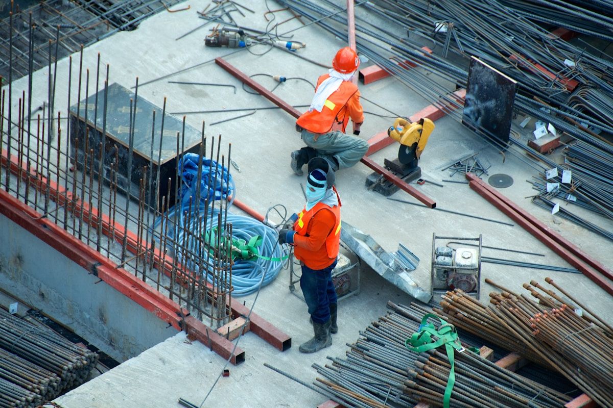 OSHA compliance audit and inspection of construction site with safety checklist