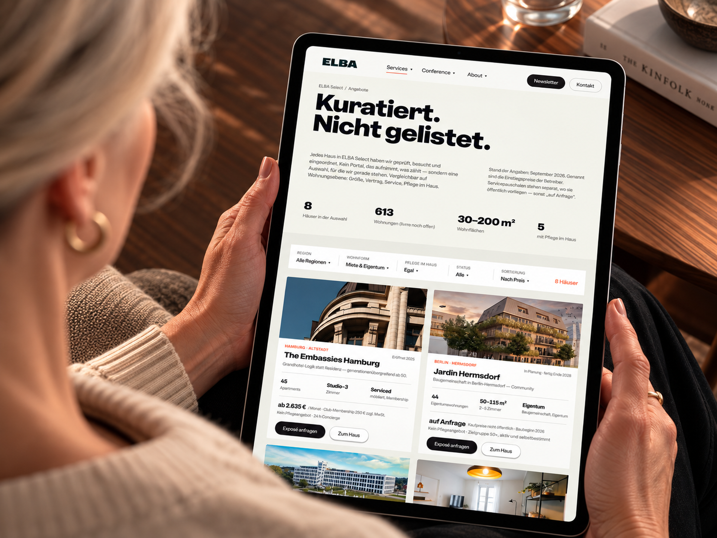 ELBA Select auf einem iPad
