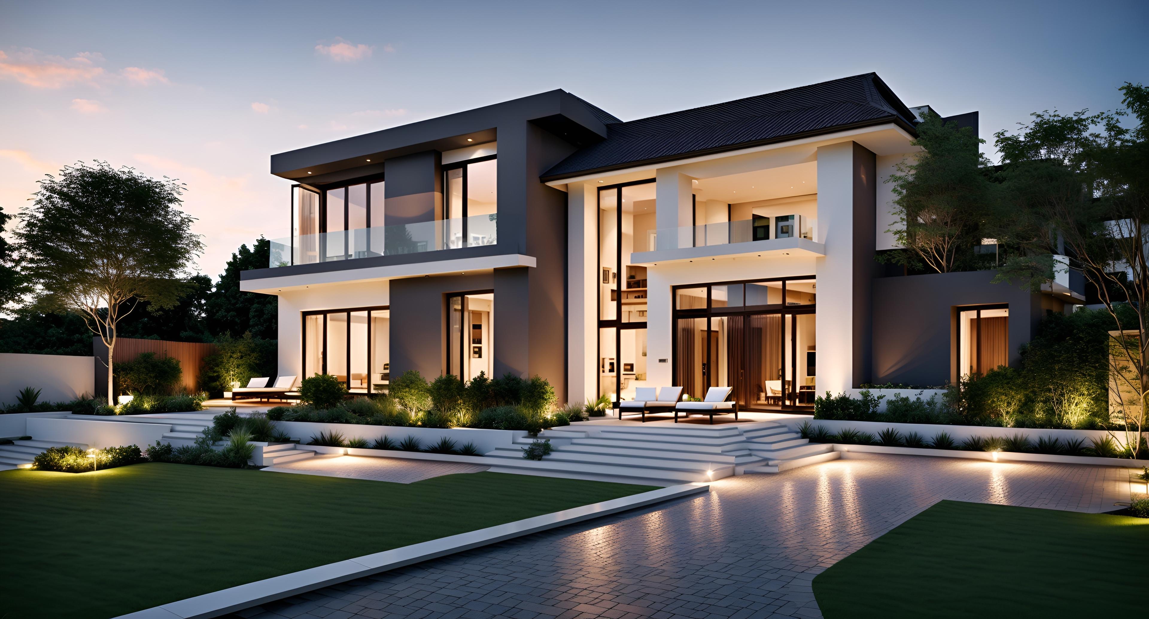 Knockdown rebuild proposed design of a double-storey modern home with exquisite features