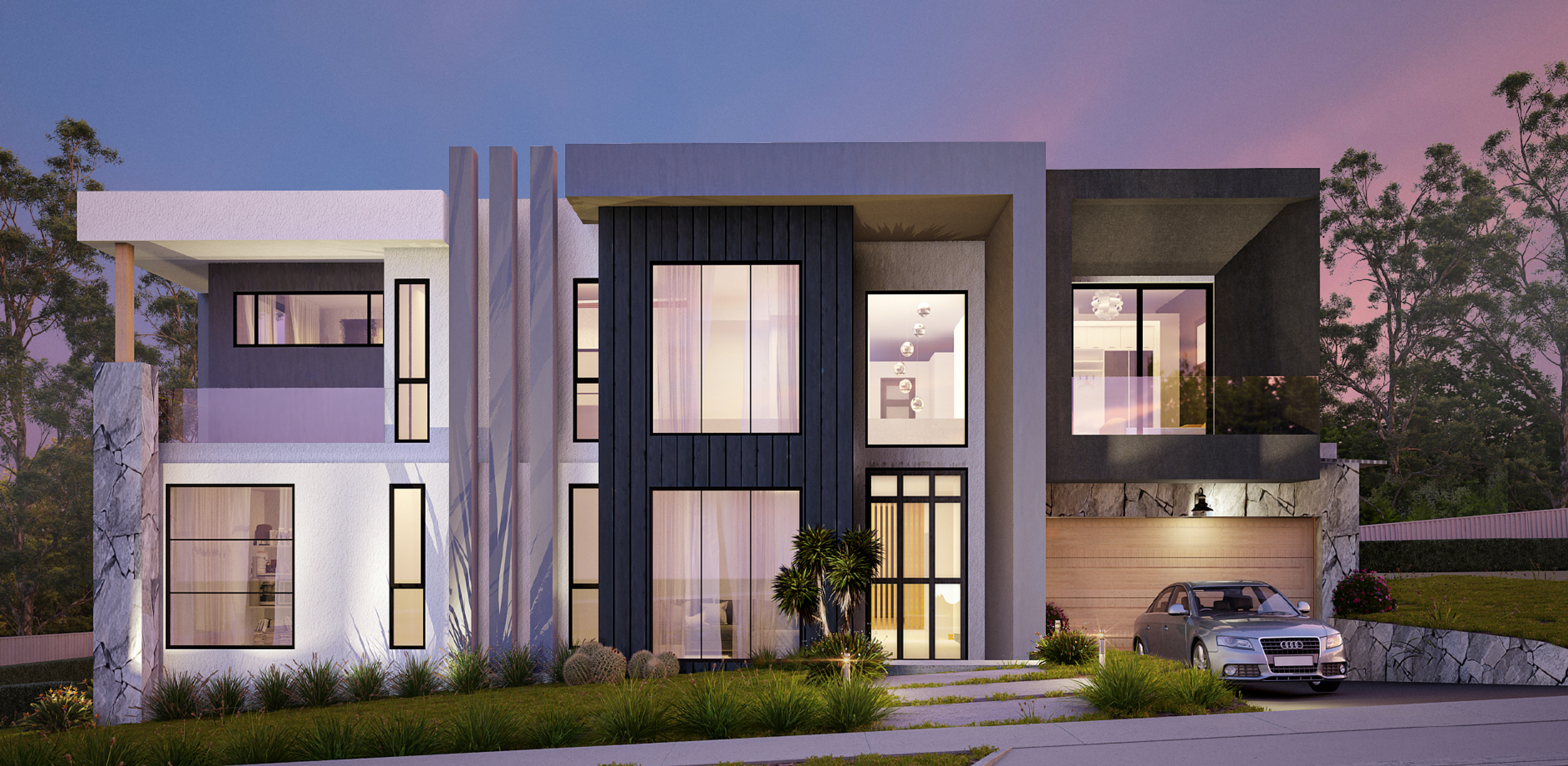 custom luxury home in North Kellyville, built by Dezire Homes