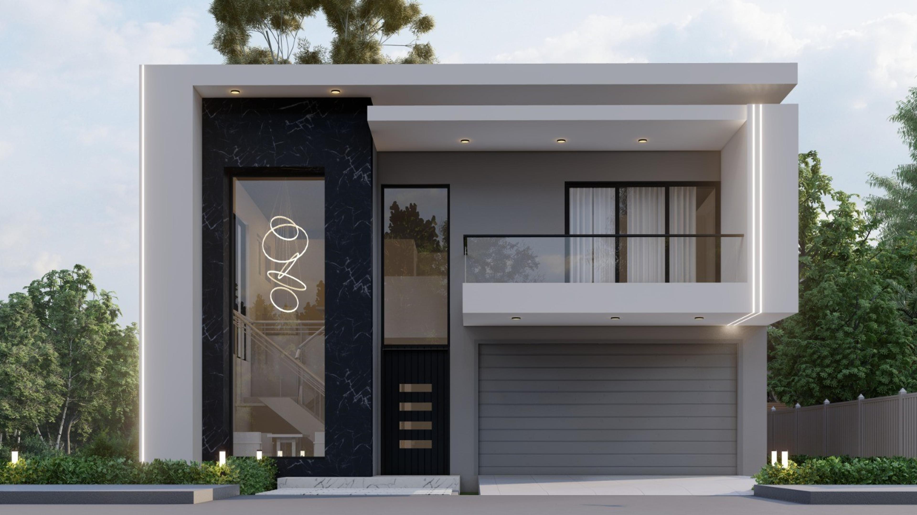 A 38sq Double-Storey Gem with Stylish Stone Facade and Balcony in Box Hill, by Dezire Homes