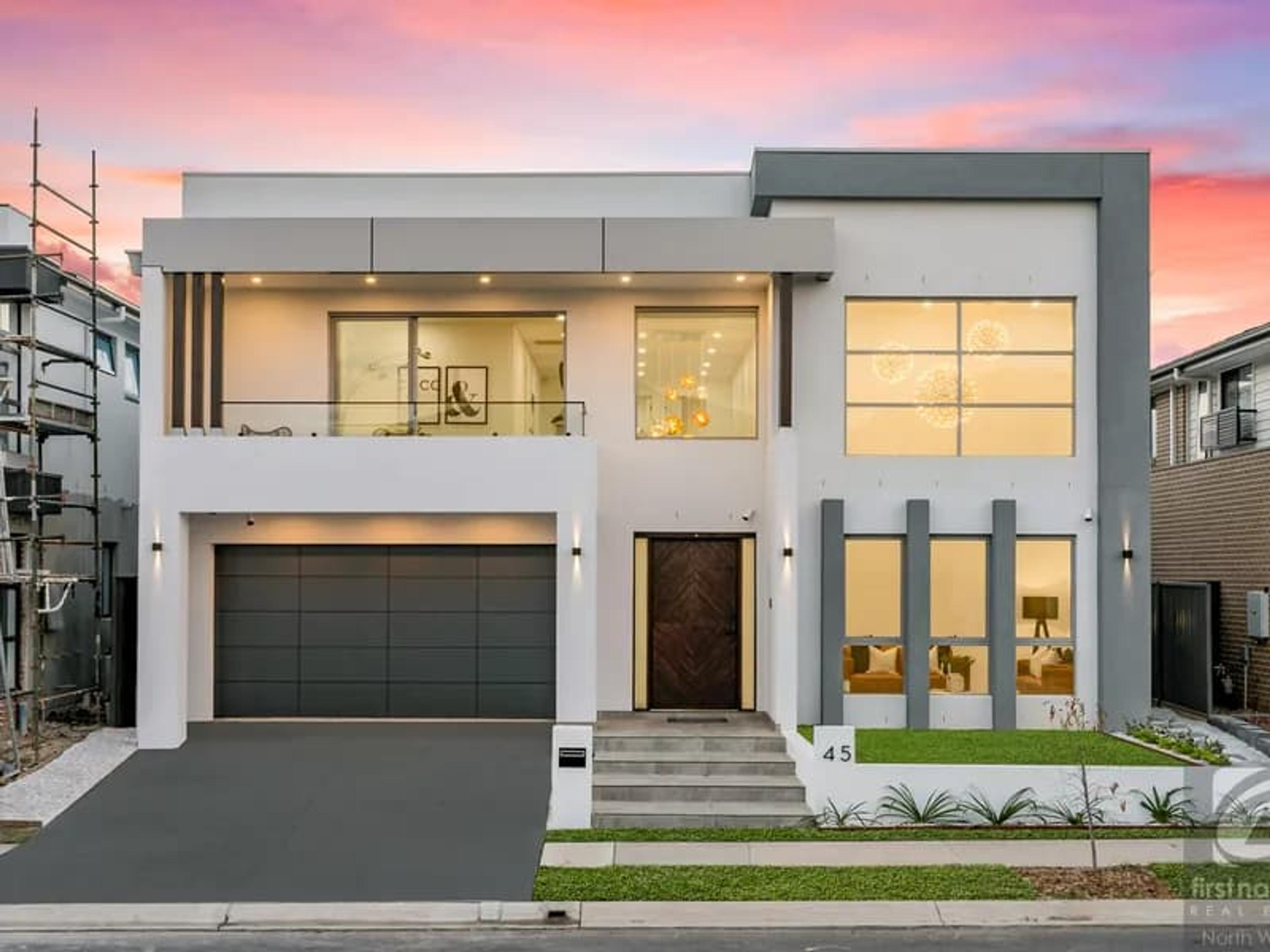 Contemporary home in Schofields, built by Dezire Homes