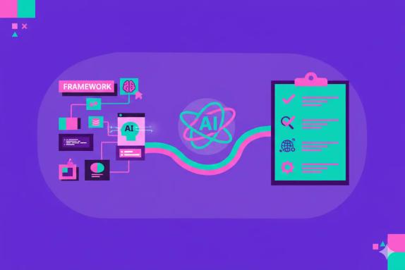 Illustration representing Structured Data For AI Search: Framework & Checklist