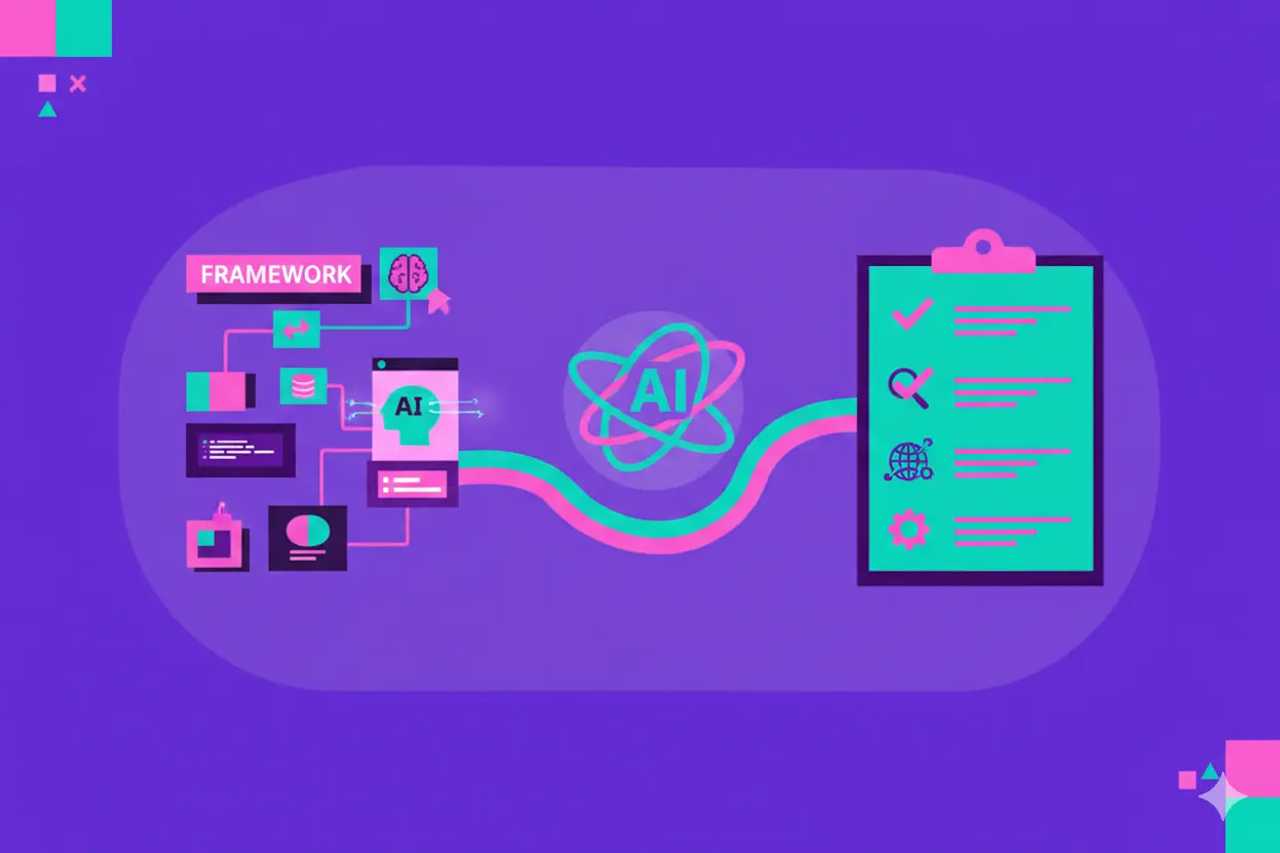 Illustration representing Structured Data For AI Search: Framework & Checklist
