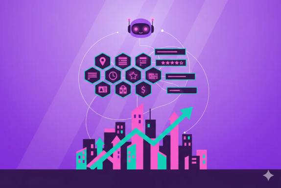 Illustration representing Local Business Schema Markup: Playbook for AI Search Teams
