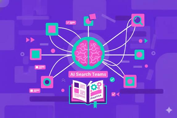 Illustration representing Internal Linking Strategy: Playbook for AI Search Teams