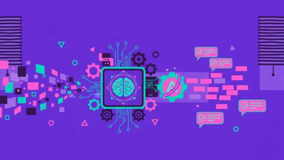 Abstract illustration of generative engine optimization and AI citations