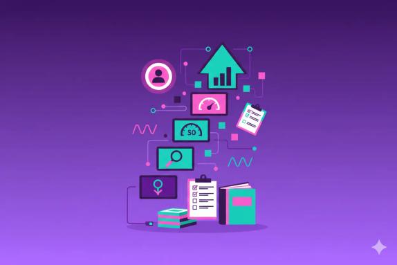 Illustration representing Experience Signals SEO: Growth Playbook with Checklists