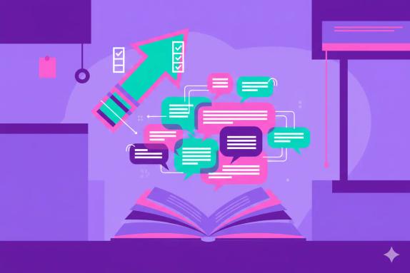 Illustration representing Keyword Clustering: Growth Playbook with Checklists