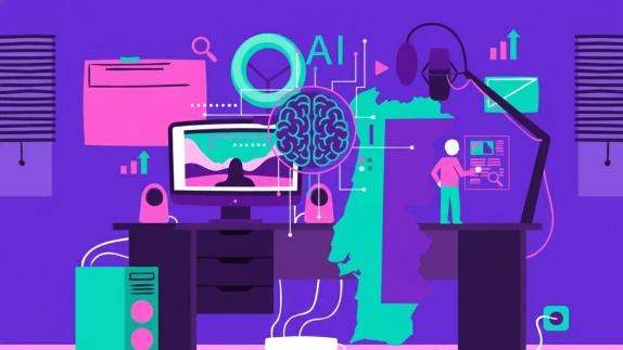 Illustration of AI Search Optimization in Portugal