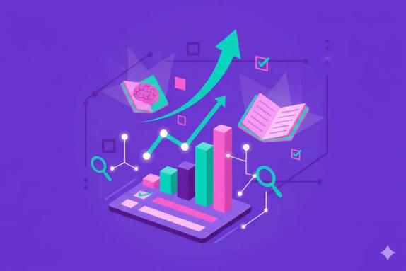 Illustration representing LLM Search Analytics: Growth Playbook with Checklists