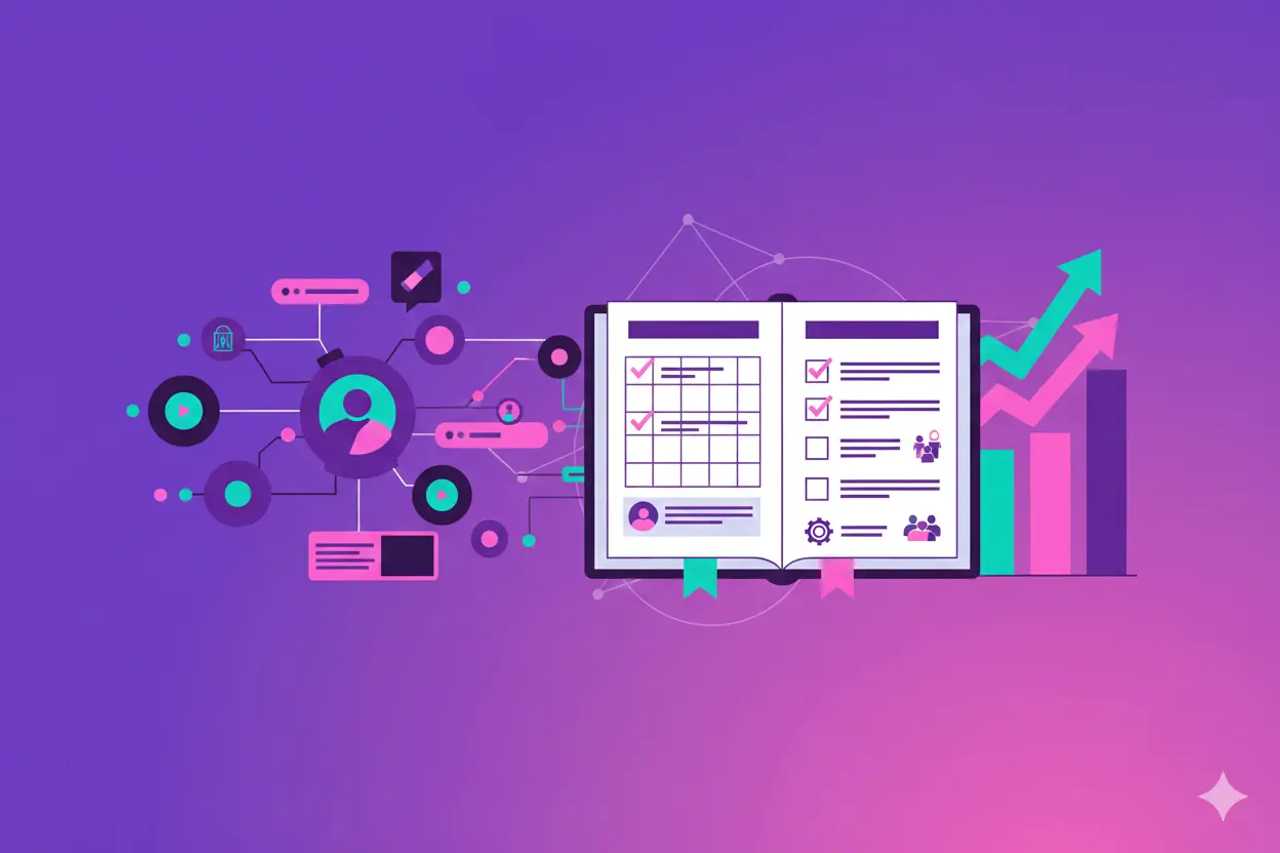 Illustration representing Entity SEO Tools: Growth Playbook with Checklists for Teams