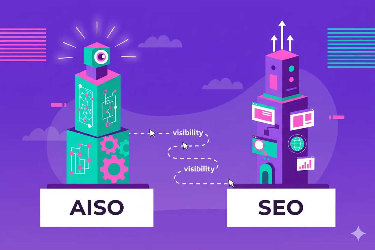Comparison guide: AISO vs SEO for AI Overviews and search