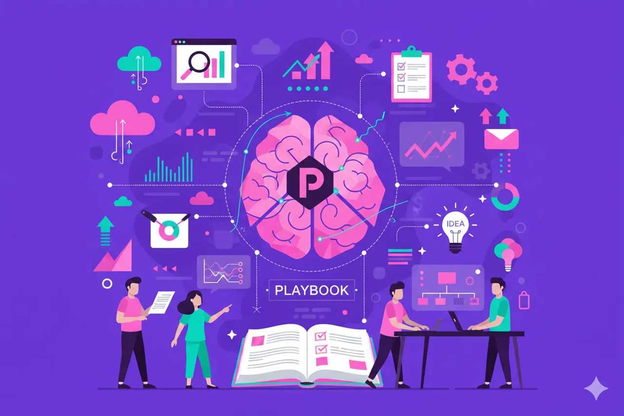 Illustration representing Perplexity SEO: Growth Playbook with Checklists for Teams