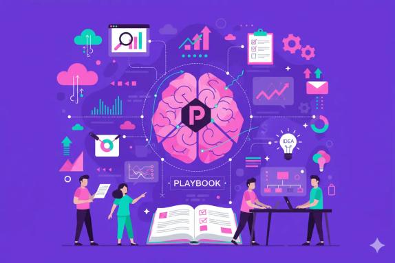 Illustration representing Perplexity SEO: Growth Playbook with Checklists for Teams