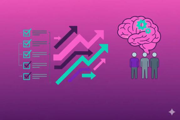 Illustration representing AISO Case Study: Growth Playbook with Checklists for Teams